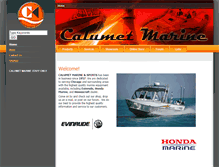Tablet Screenshot of calumetmarine.com